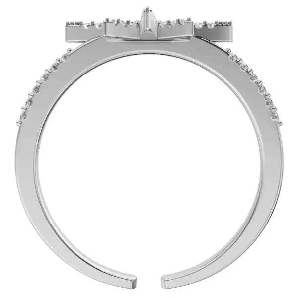خاتم - فضي ابيض - 0 image 6