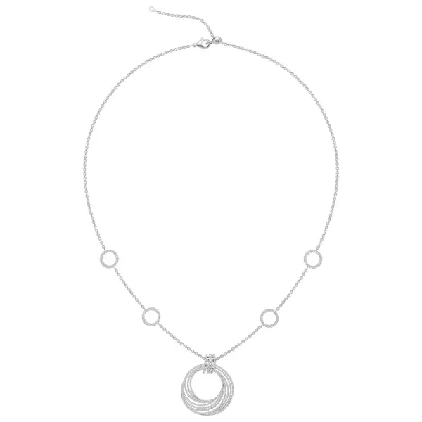 عقد - فضي ابيض - 0 image 5