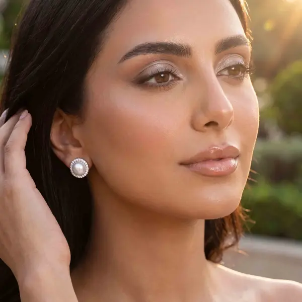 حلق - فضي ابيض - 0 image 0