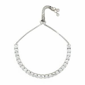 Sterling Silver solitaire Bracelet image 0