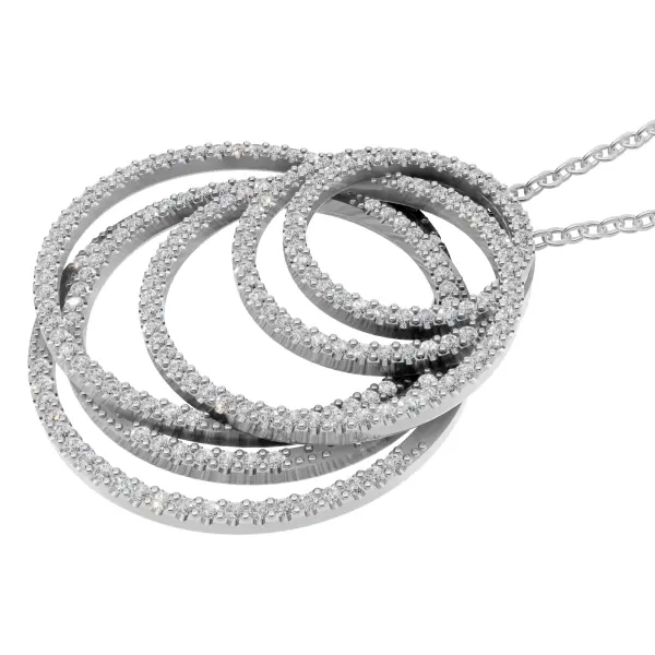 سلسال فضي مطلي image 3