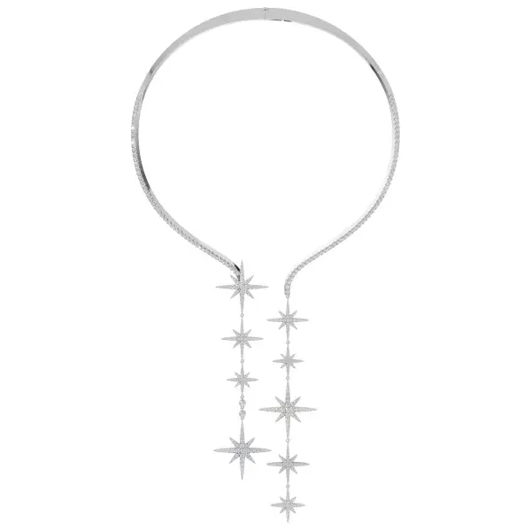عقد - فضي ابيض - 0 image 1