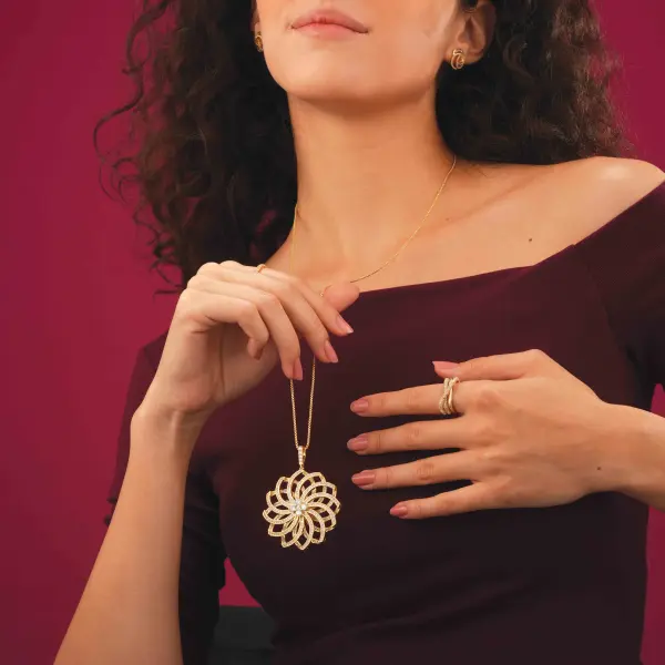 خاتم - ذهبي ابيض - 0 image 4