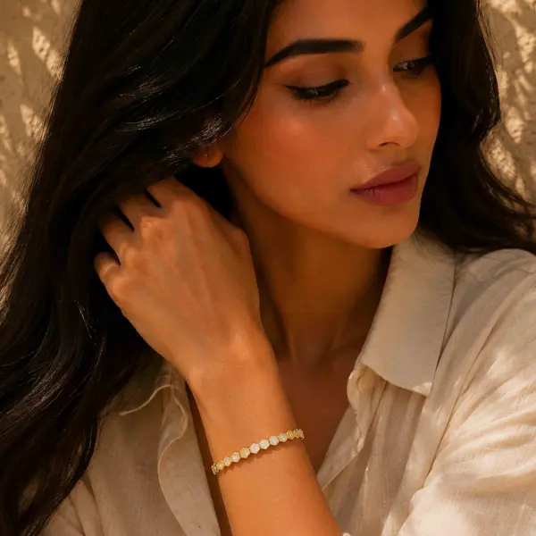 سوار هاني كومب المطلي بالذهب image 0