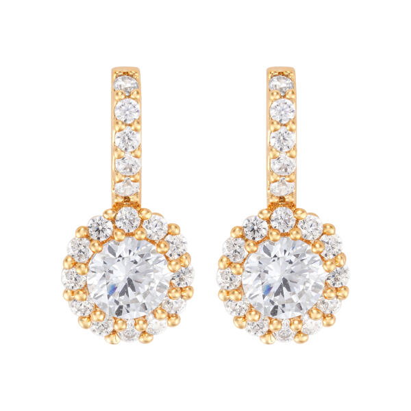 Earrings - Gold White - 0 image 0