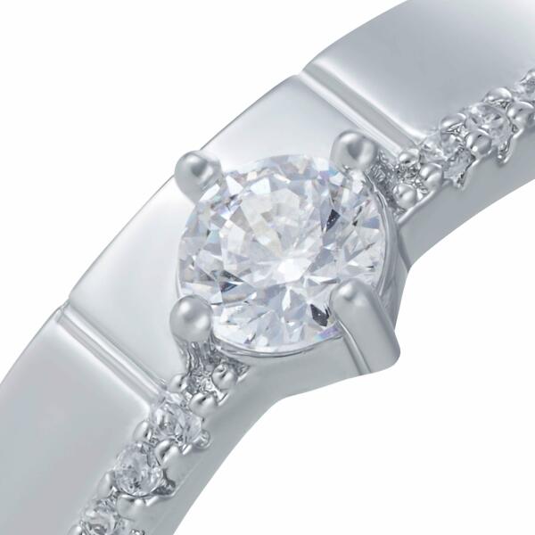دبلة خطوبة فضة 925 image 1