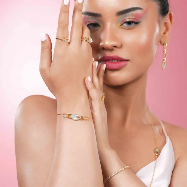 خاتم ذهبي ملتف image 6