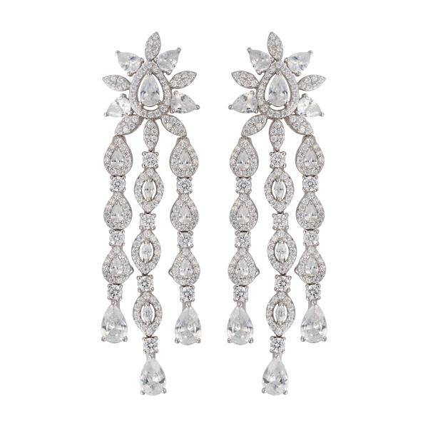 925 Sterling Silver Jewelry Set with Sparkling Zircon image 2
