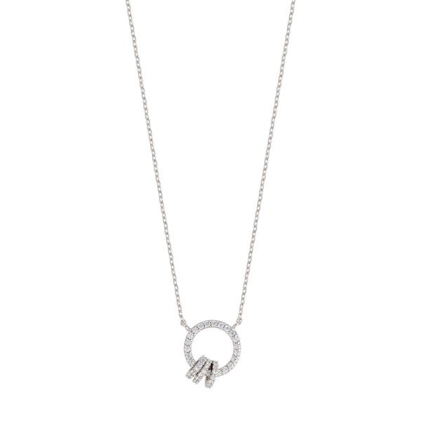 Delicate Silver Link Chain Necklace image 2
