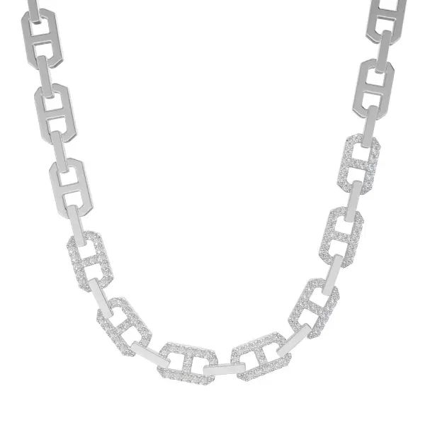 عقد - فضي ابيض - 0 image 1
