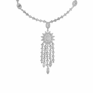 925K Silver Long Necklace image 1