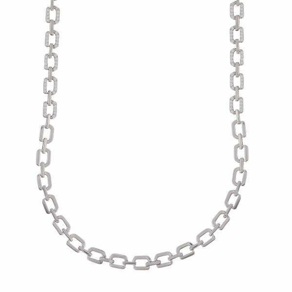 عقد - فضي ابيض - 0 image 1