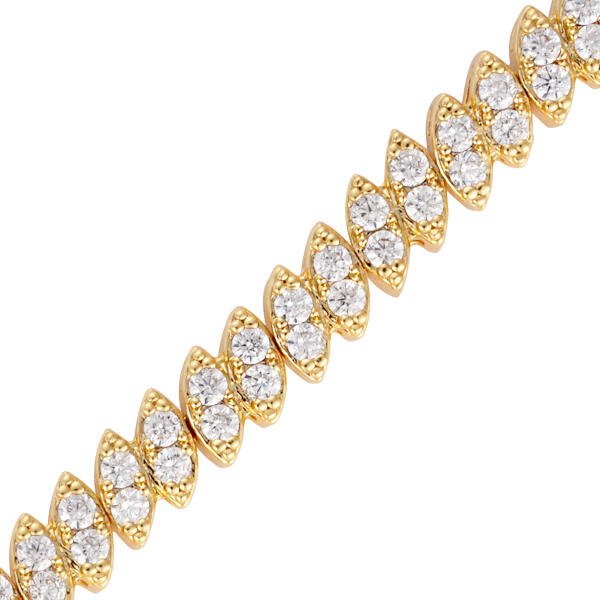 اسوارة - ذهبي ابيض - 0 image 2