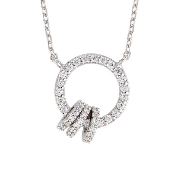 Delicate Silver Link Chain Necklace image 3
