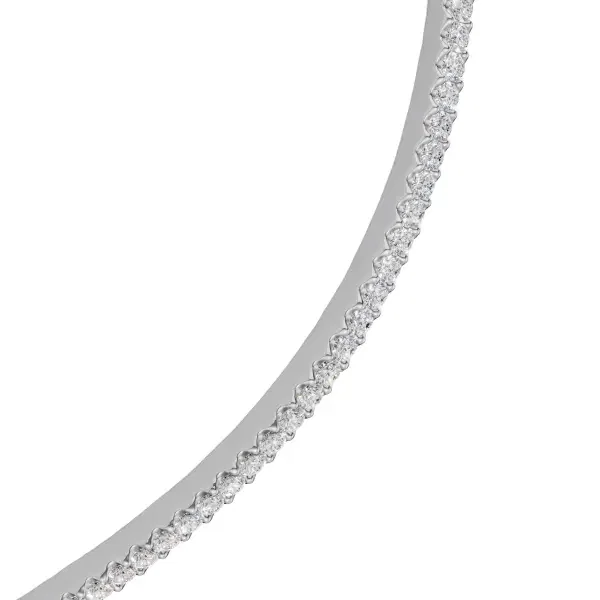 عقد - فضي ابيض - 0 image 6