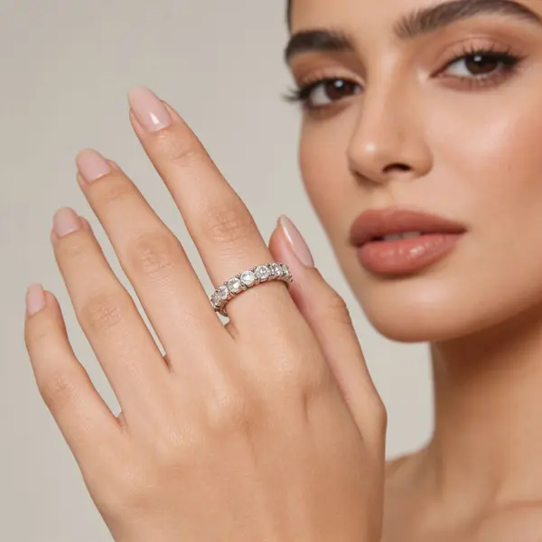 Sterling Silver Solitaire Ring image 0