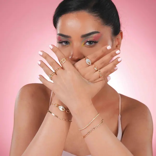 اسوارة - ذهبي ابيض - 0 image 3