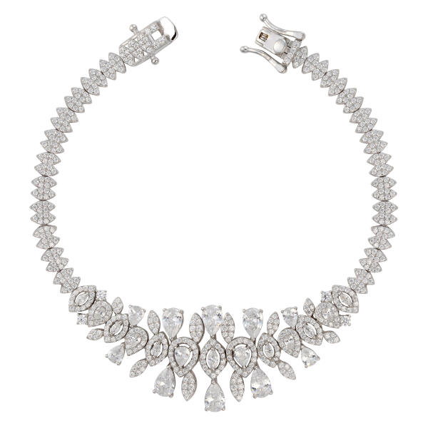 925 Sterling Silver Jewelry Set with Sparkling Zircon image 5