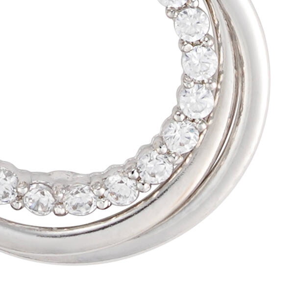 Interlocking Round Zircon Necklace image 2