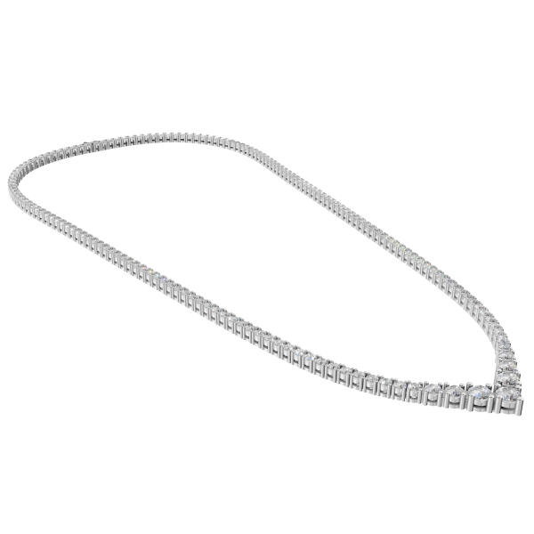 عقد - فضي ابيض - 0 image 6
