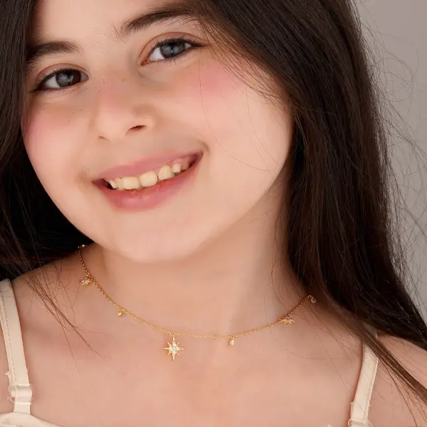 عقد تشوكر - ذهبي ابيض - 0 image 0