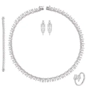 طـــقم - فضي ابيض - 0 image 5
