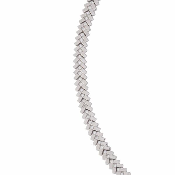 925 Sterling Silver Formal Choker image 1