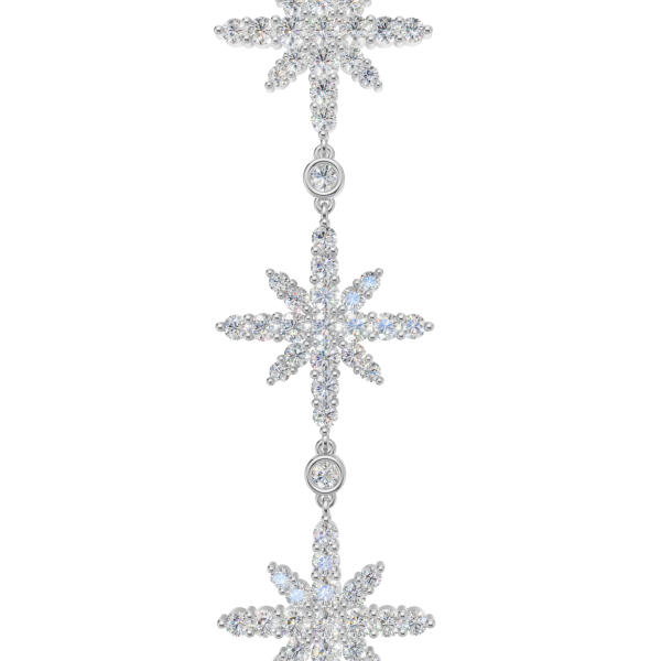 Cascading Zircon Star Necklace image 4