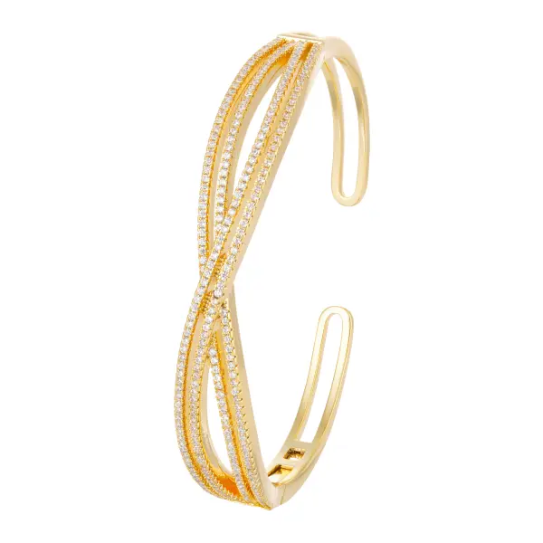بانجل سهرة زركوني مطلي بالذهب image 1