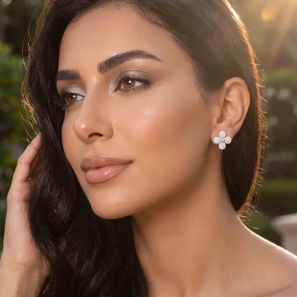 حلق - فضي ابيض - 0 image 0