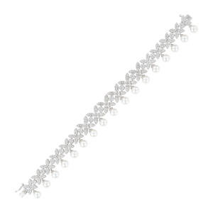 925K Silver Pearl Bracelet  image 0
