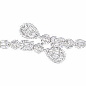 925K Silver Pear Bracelet  image 1