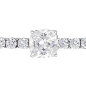 925K Silver Asscher Bracelet image 2