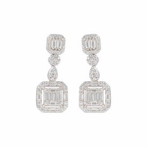925K Silver Radiant Earrings  image 0