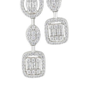 925K Silver Radiant Earrings image 2