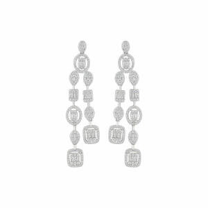 925K Silver Radiant Earrings image 0