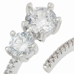 925K Silver Round Ring  image 1