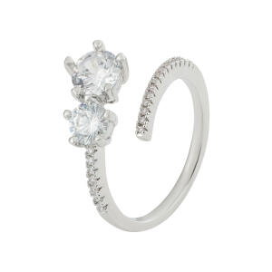 925K Silver Round Ring  image 0