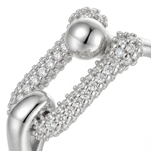 خاتم - فضي ابيض - 0 image 1