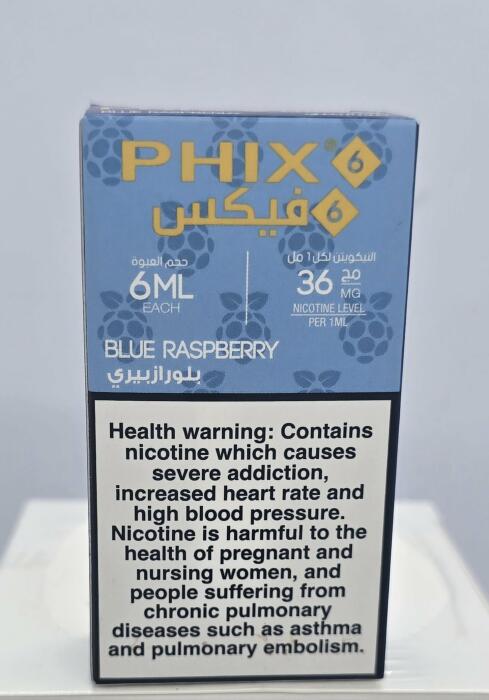 POD PHIX BLUE RASPBERRY 36MG/6ML image 0