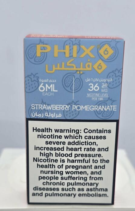 PHIX POD STRAWBERRY POMEGRANATE 36MG/6ML image 0