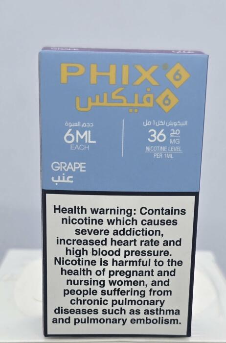 PHIX POD GRAPE 36MG/6ML image 0