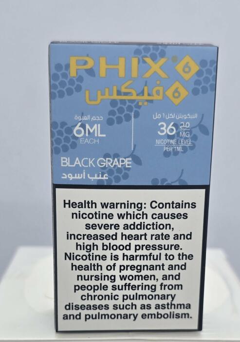 PHIX POD BLACK GRAPE 36MG/6ML image 1