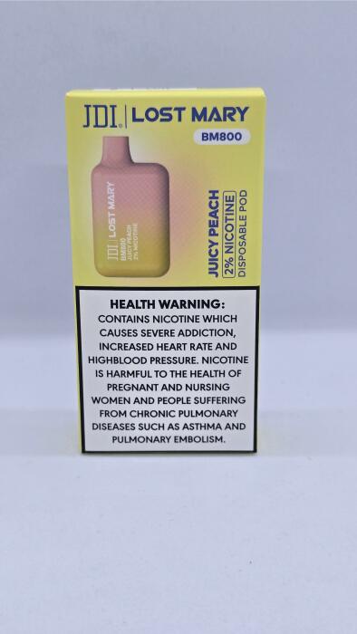 JDI LOST MARY - PEACH 800PUFF/2% image 0