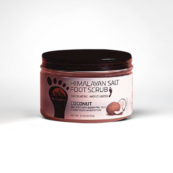Himalayan Salt Foot Scrub-Coconut 400g image 0