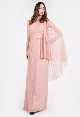 فستان دانتيل أنيق بفتحة جانبية image 16