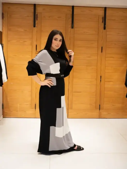 Knitted Dress - Black - Fs image 0