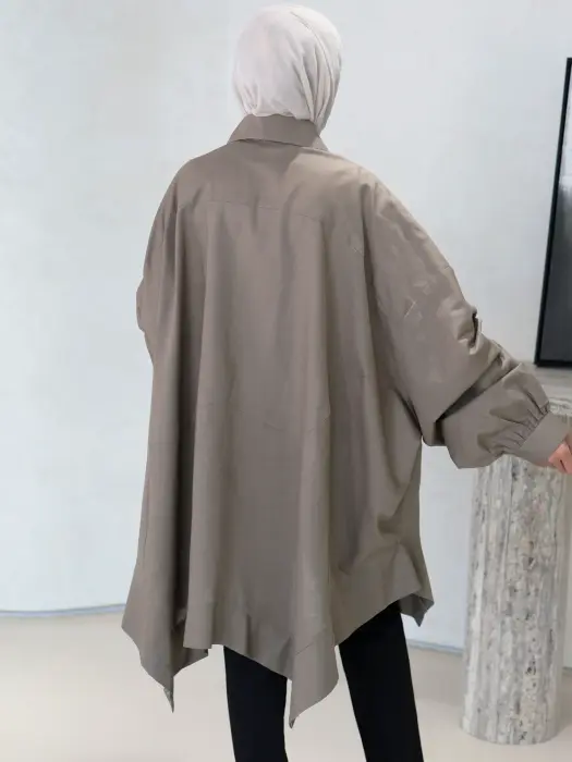 قميص طويل من اللنن المميز image 3
