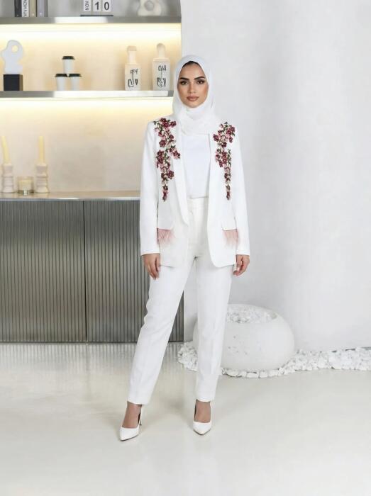 جاكيت بليزر من القطن image 0
