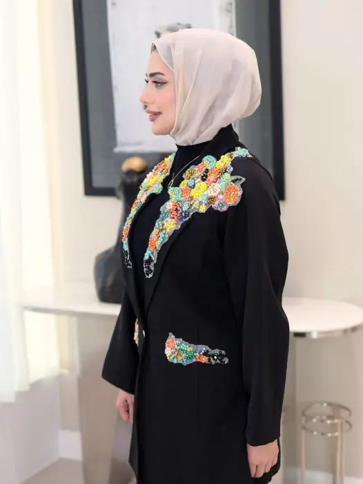 جاكيت بليزر بشك ملون image 6